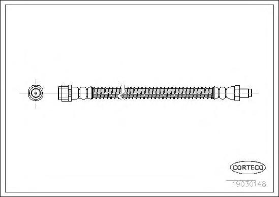 

Тормозной шланг задний (255mm)