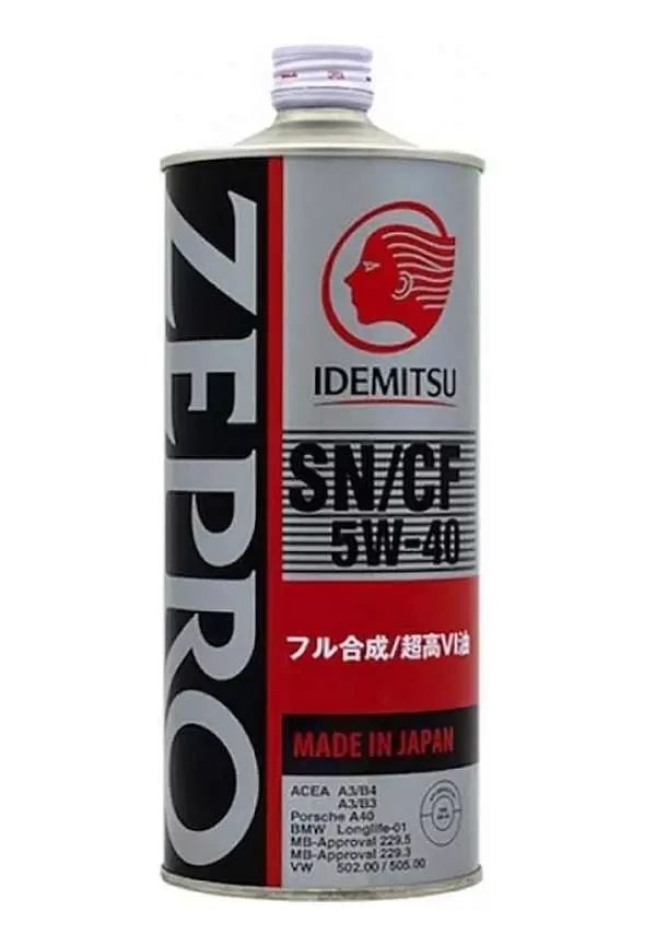 Моторное масло Idemitsu Zepro Euro Spec SN/CF 5W40 1л