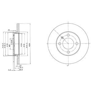 

Диск тормозной DELPHI bg2116, Диск тормозной DELPHI bg2116 DELPHI bg2116