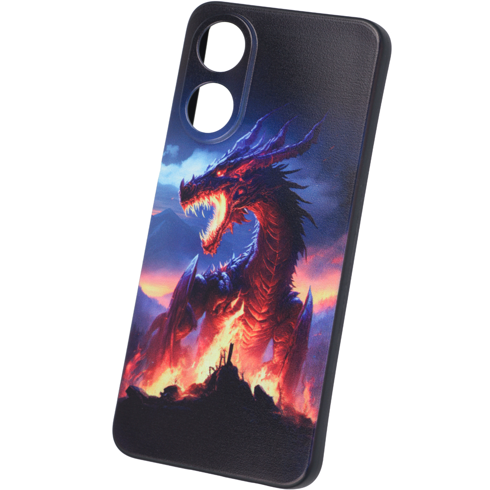 Чехол DF oCase-18 Art1006 Black для Oppo A78 (4G)