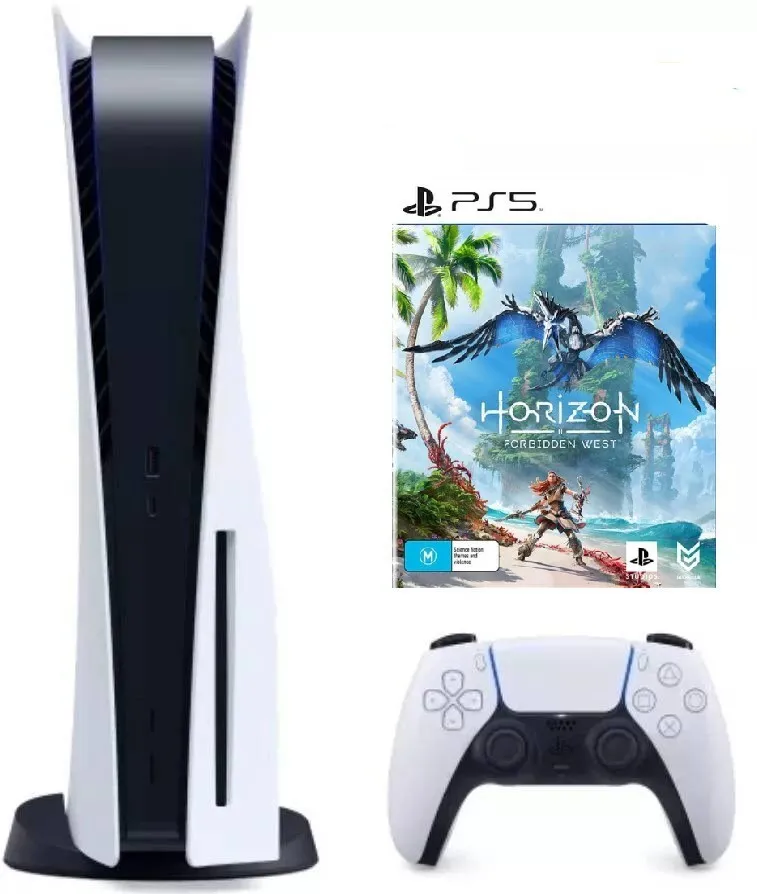 

Игровая приставка Sony Playstation 5 825 Гб + Horizon: Forbidden West, Белый, PlayStation 5