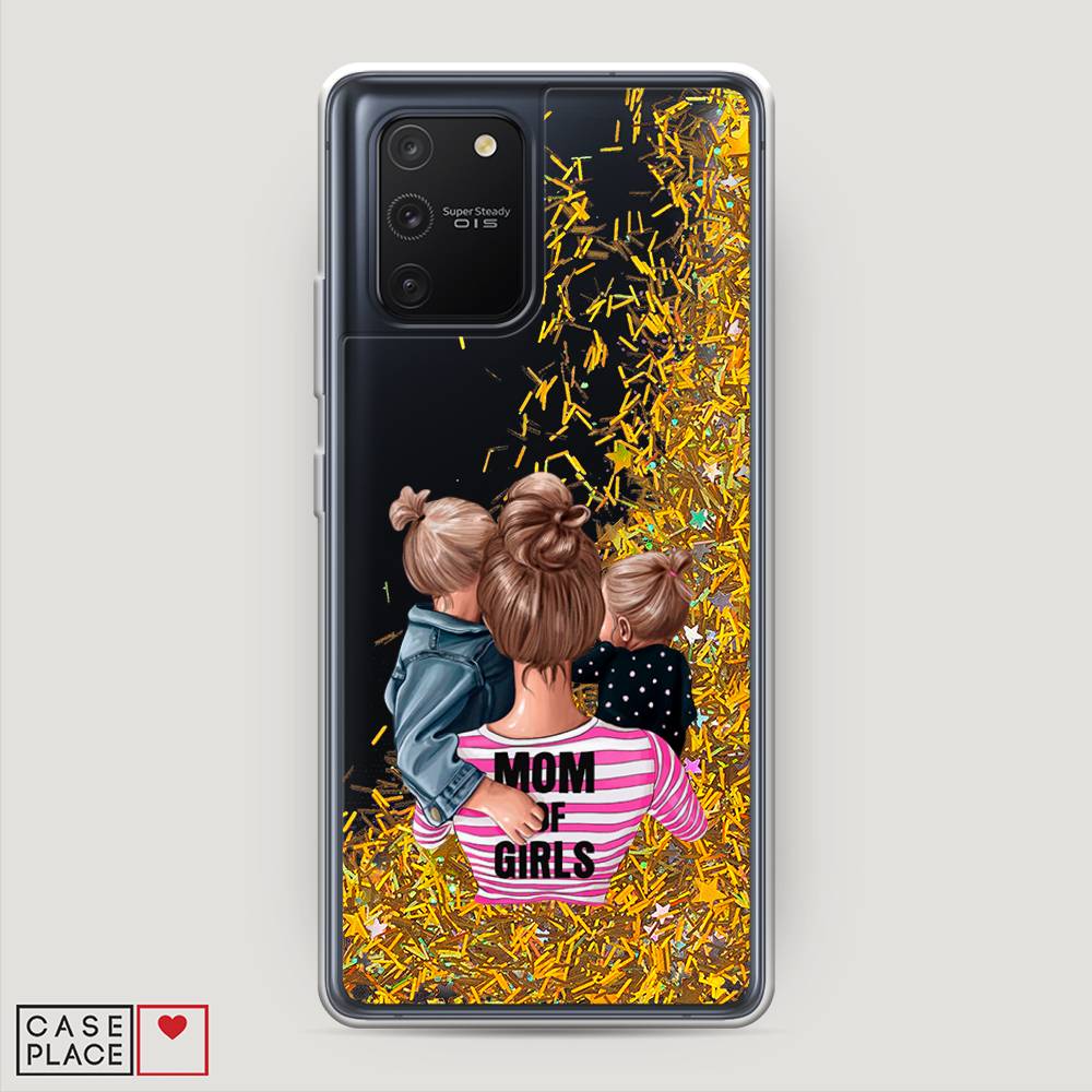 

Чехол Awog на Samsung Galaxy A91/S10 Lite "Mom of Girls", Разноцветный, 29990-1