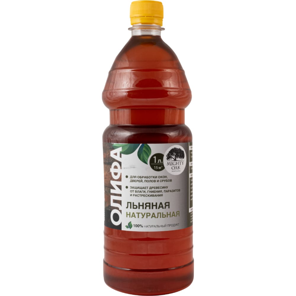 

Льняная натуральная олифа Mighty Oak 1 л MO117