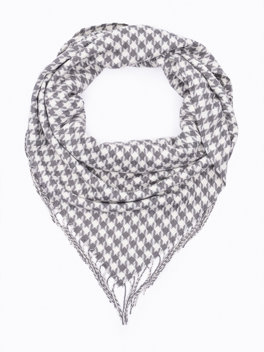 

Платок женский Rosedena shawlcy2355-1 серый, 100x100 см, shawlcy2355-1