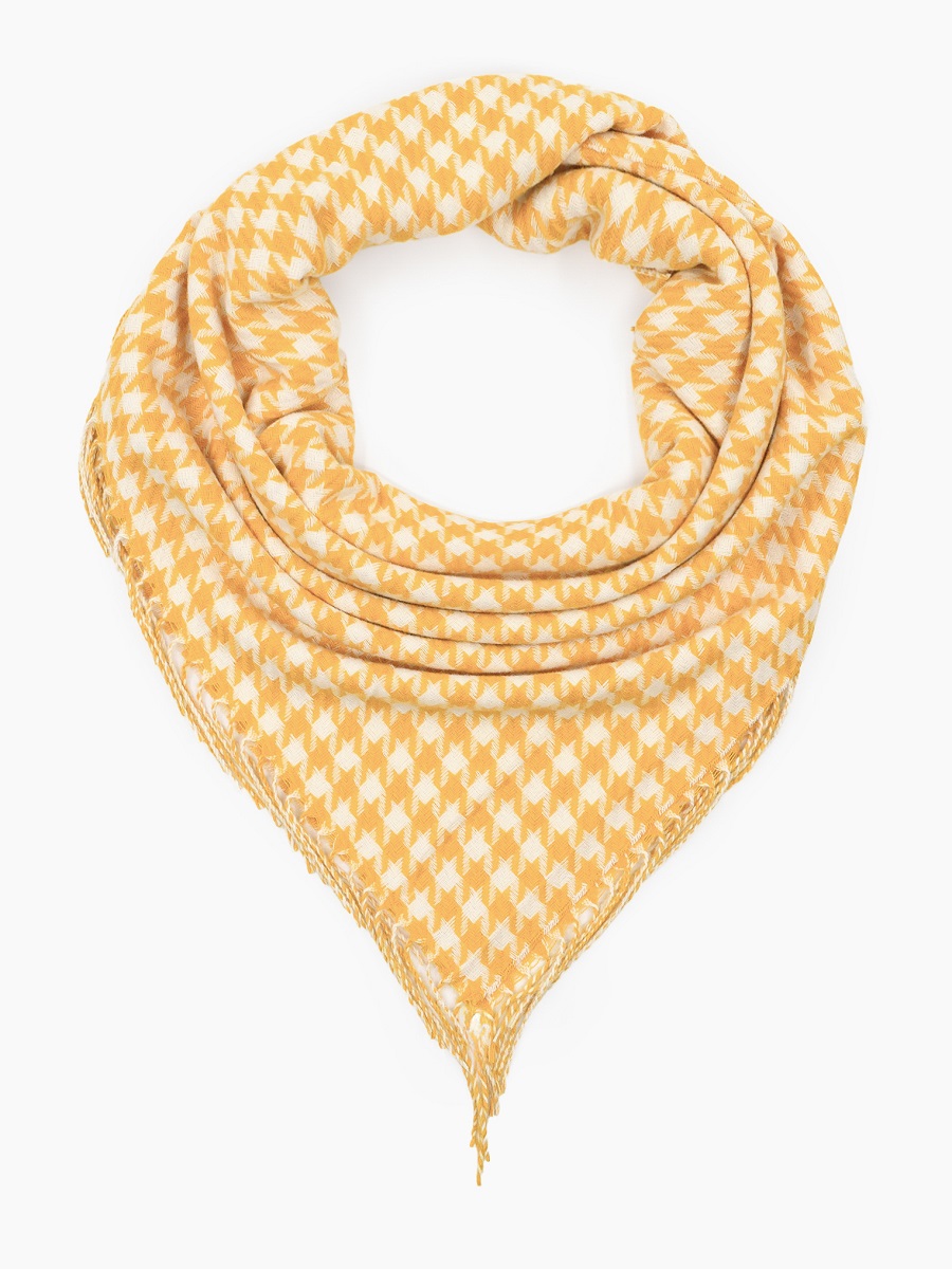 

Платок женский Rosedena shawlcy2355-1 желтый, 100x100 см, Желтый;белый, shawlcy2355-1