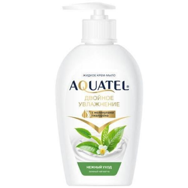 

Крем-мыло жидкое Весна, Aquatel, зеленый чай матча , 280 г х 2 шт., зеленый чай матча