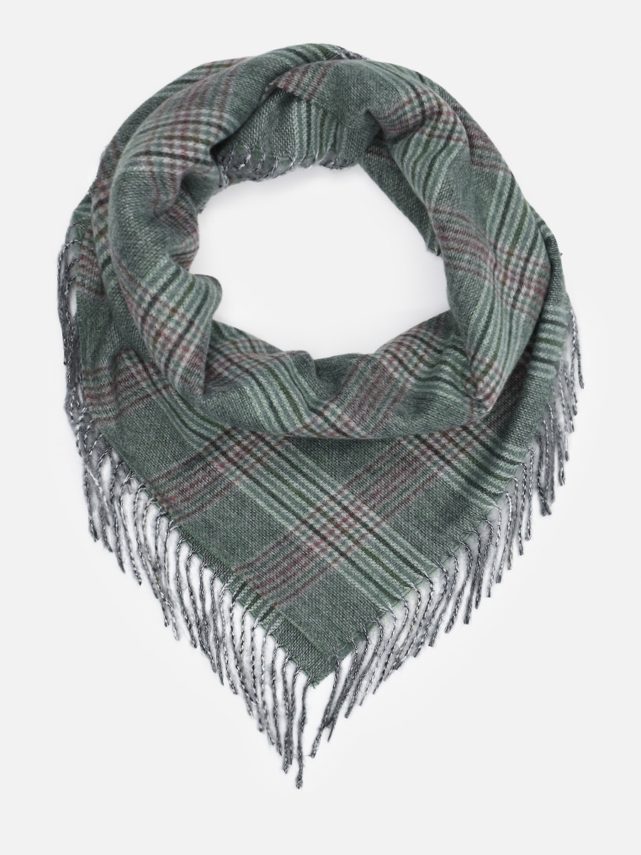 

Платок женский Rosedena shawlcy1987 зеленый, 100x100 см, shawlcy1987