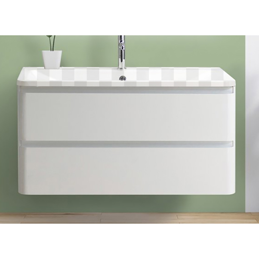 фото Тумба под раковину belbagno albano 600-2c-so-bl bianco lucido