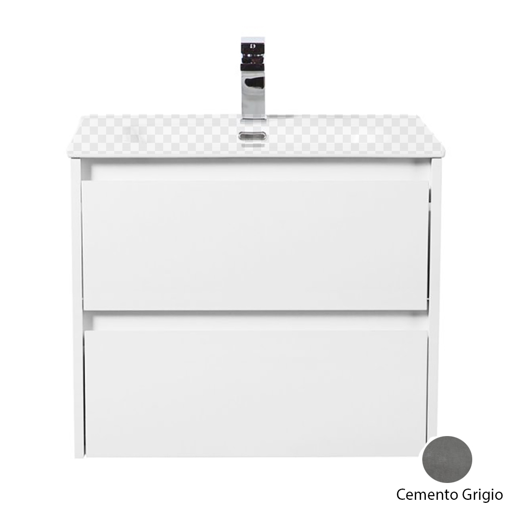 

Тумба под раковину Belbagno Kraft 600-2C-SO-CG Cemento Grigio