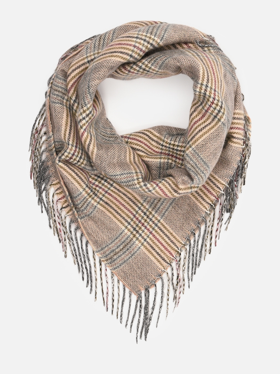 

Платок женский Rosedena shawlcy1987 серо-бежевый, 100x100 см, shawlcy1987