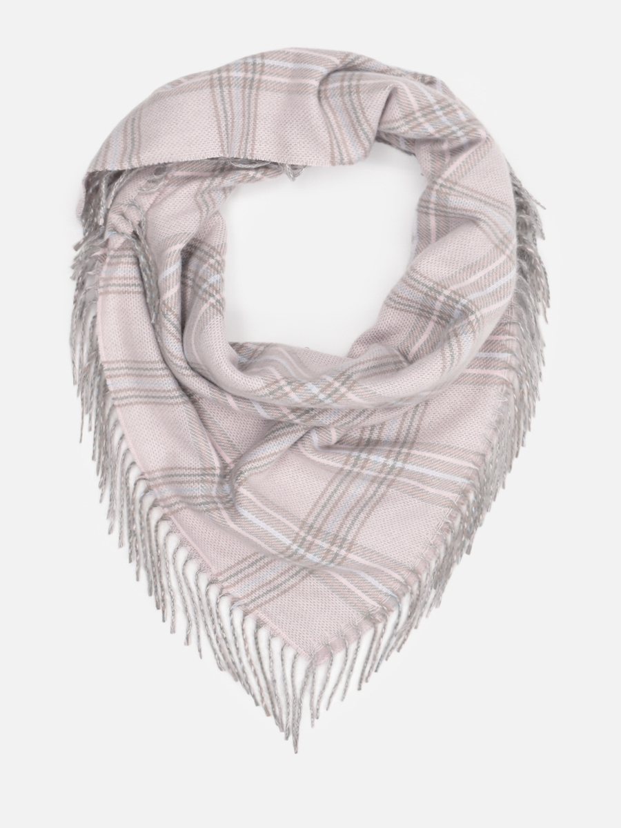 

Платок женский Rosedena shawlcy1987 светло-серый, 100x100 см, Розовый, shawlcy1987