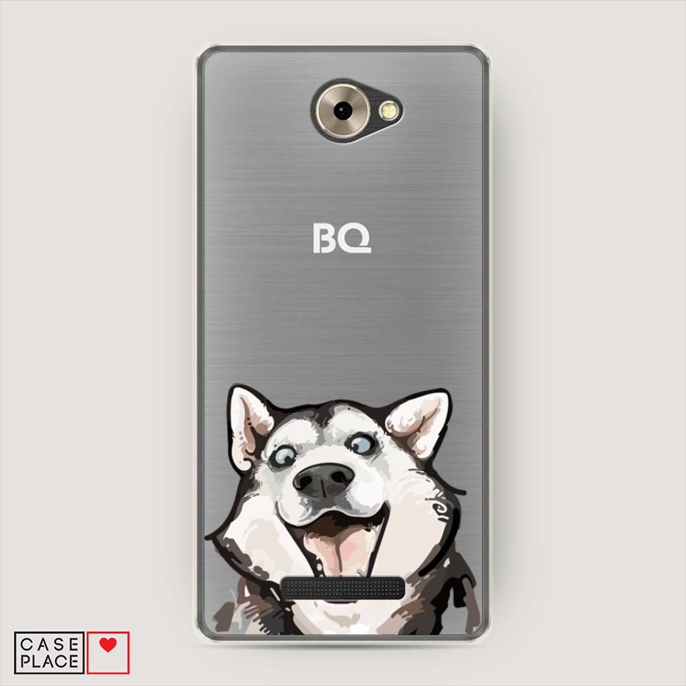 

Чехол Awog на BQ 5070 Magic / BQ 5070 Мэджик "Радостный хаски", 200750-1
