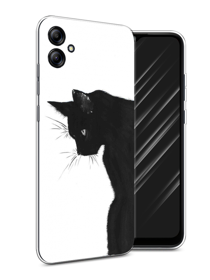 

Чехол Awog на Samsung Galaxy A04e "Black cat", Черный;белый, 2107650-1