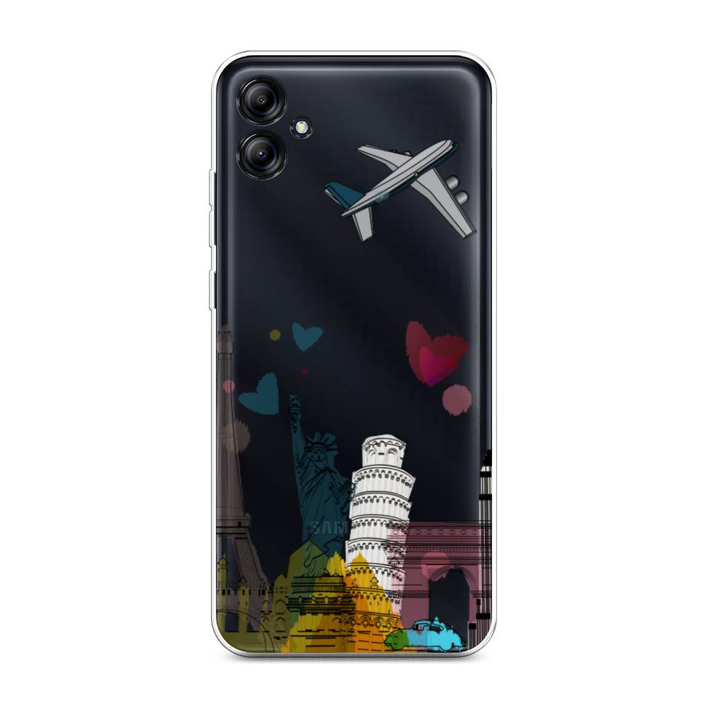 

Чехол Awog на Samsung Galaxy A04e "Самолет путешествий", Желтый, 2107650-10