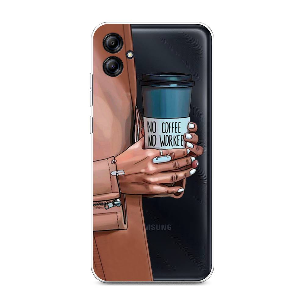 

Чехол Awog на Samsung Galaxy A04e "No coffee", Синий;бежевый;коричневый, 2107650-7