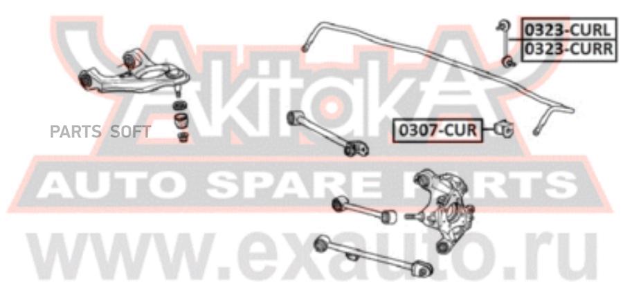 

Втулка Стабилизатора Зад Правлев ASVA 0307CUR