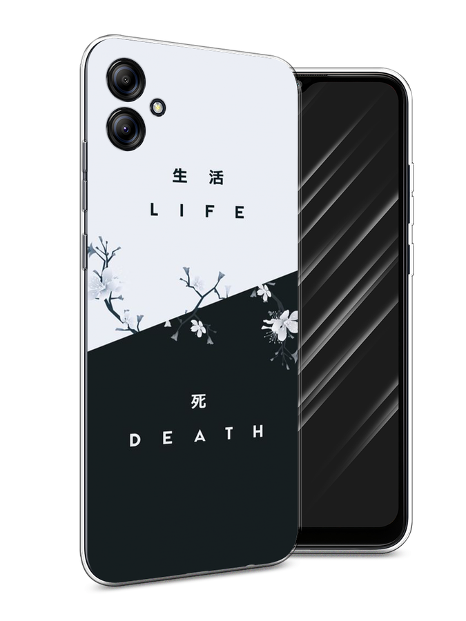 

Чехол Awog на Samsung Galaxy A04e "Life and death", Черный;серый, 2107650-7