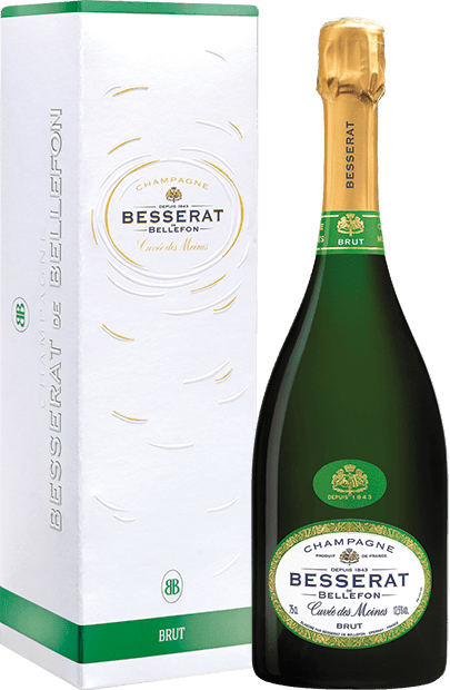 

Шампанское Besserat de Bellefon, Cuvee des Moines Brut, в подарочной упаковке