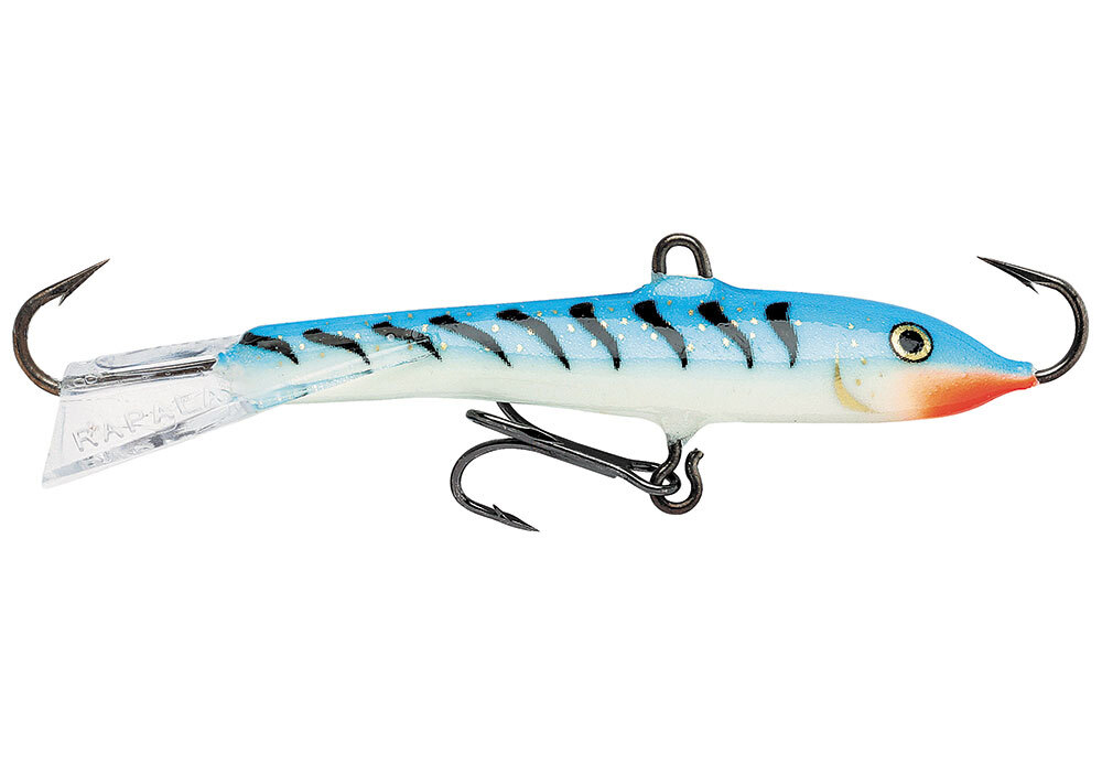 

Балансир Rapala Jigging Rap 20 мм 1 шт цвет GBT, Белый;голубой, Jigging Rap