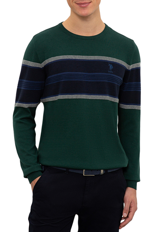 

Джемпер мужской G081GL0TK0Kalven U.S. POLO Assn. зеленый M, G081GL0TK0Kalven