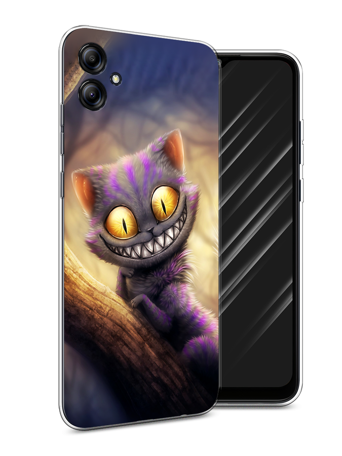 

Чехол Awog на Samsung Galaxy A04e "Cheshire Cat", Фиолетовый;желтый, 2107650-1