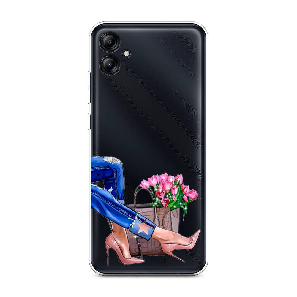 

Чехол Awog на Samsung Galaxy A04e "Каблучки", Синий, 2107650-7