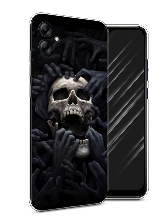 

Чехол Awog на Samsung Galaxy A04e "Череп 29", Черный;серый, 2107650-9