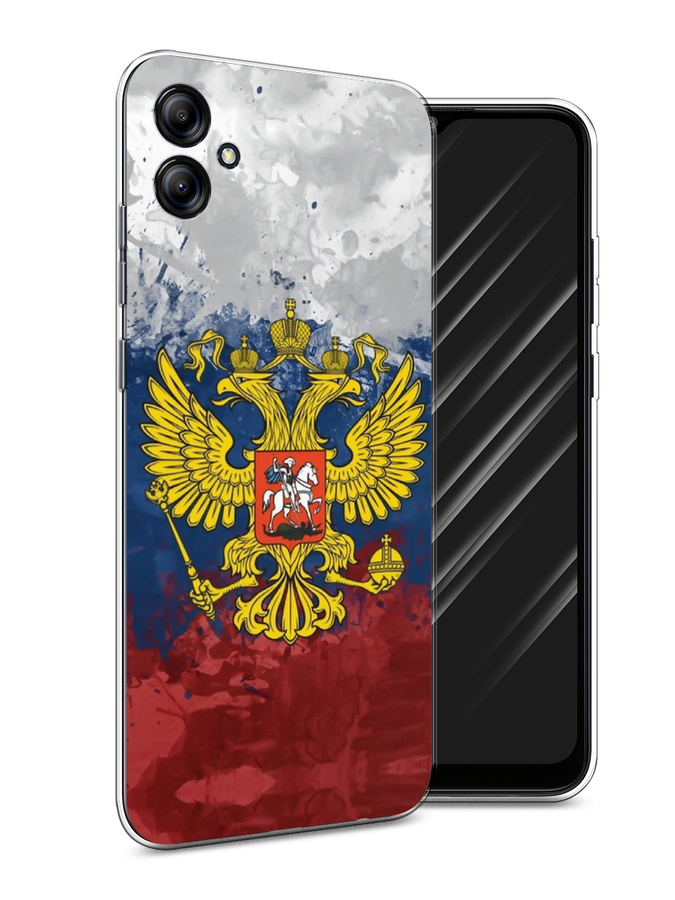 

Чехол Awog на Samsung Galaxy A04e "РФ", Белый;синий;красный, 2107650-5
