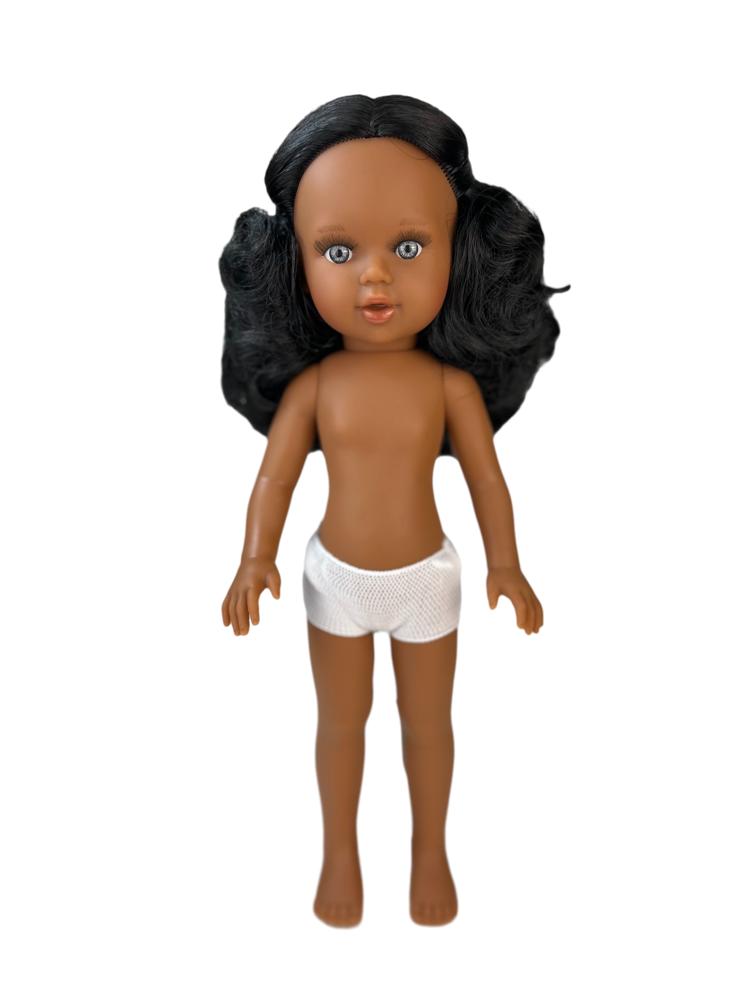 Кукла Marina and Pau Марина, темнокожая, без одежды, 40 см, арт 13-2 роковой оберег марины аевой кукла крымского мага романы