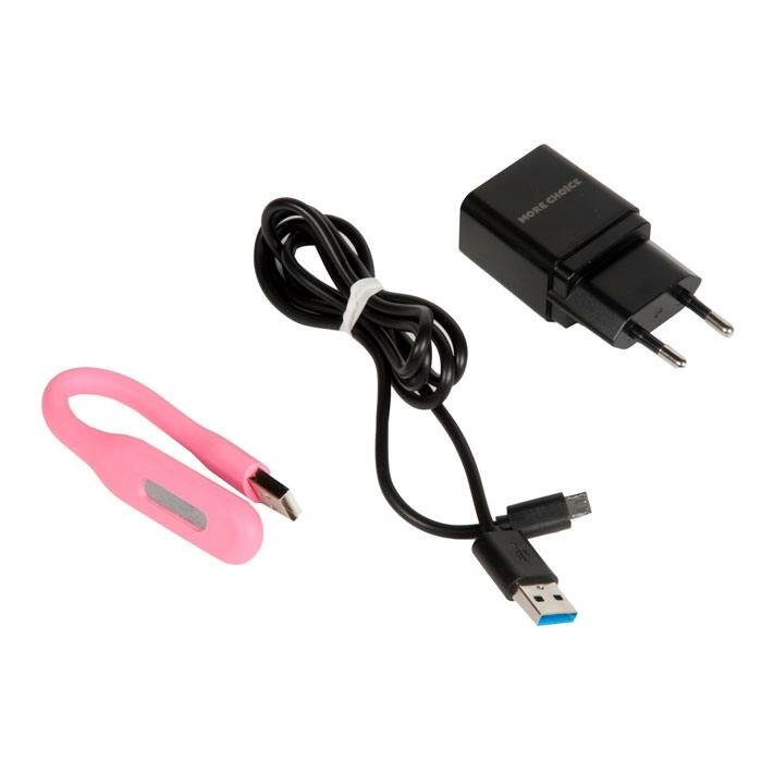 фото Сетевое зарядное устройство more choice micro usb - usb 1xusb 1 а черный