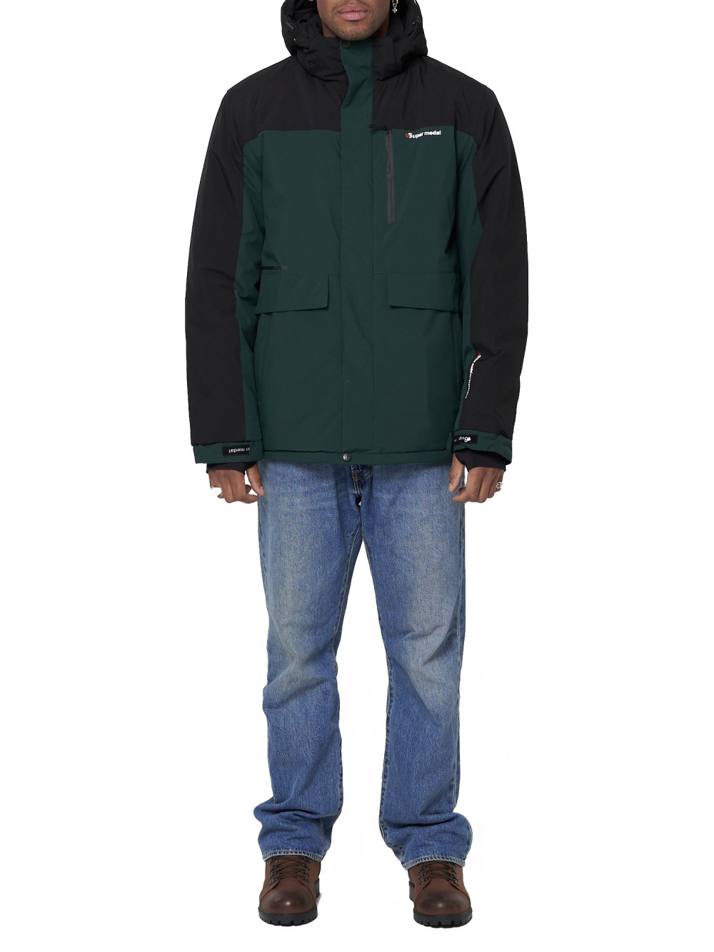

Спортивная куртка мужская NoBrand AD88814 зеленая XL, AD88814