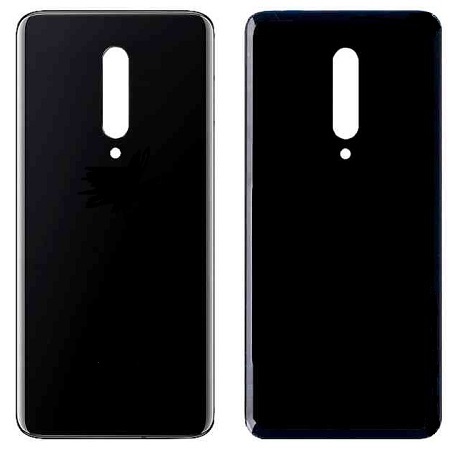 фото Задняя крышка для oneplus 7 pro черная (mirror black) без стекла камеры