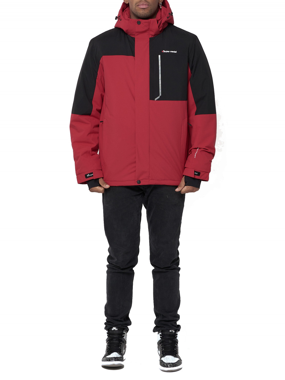 

Спортивная куртка мужская NoBrand AD88822 красная XL, Красный, AD88822