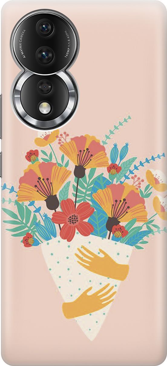 Силиконовый чехол на Honor 80 с принтом 