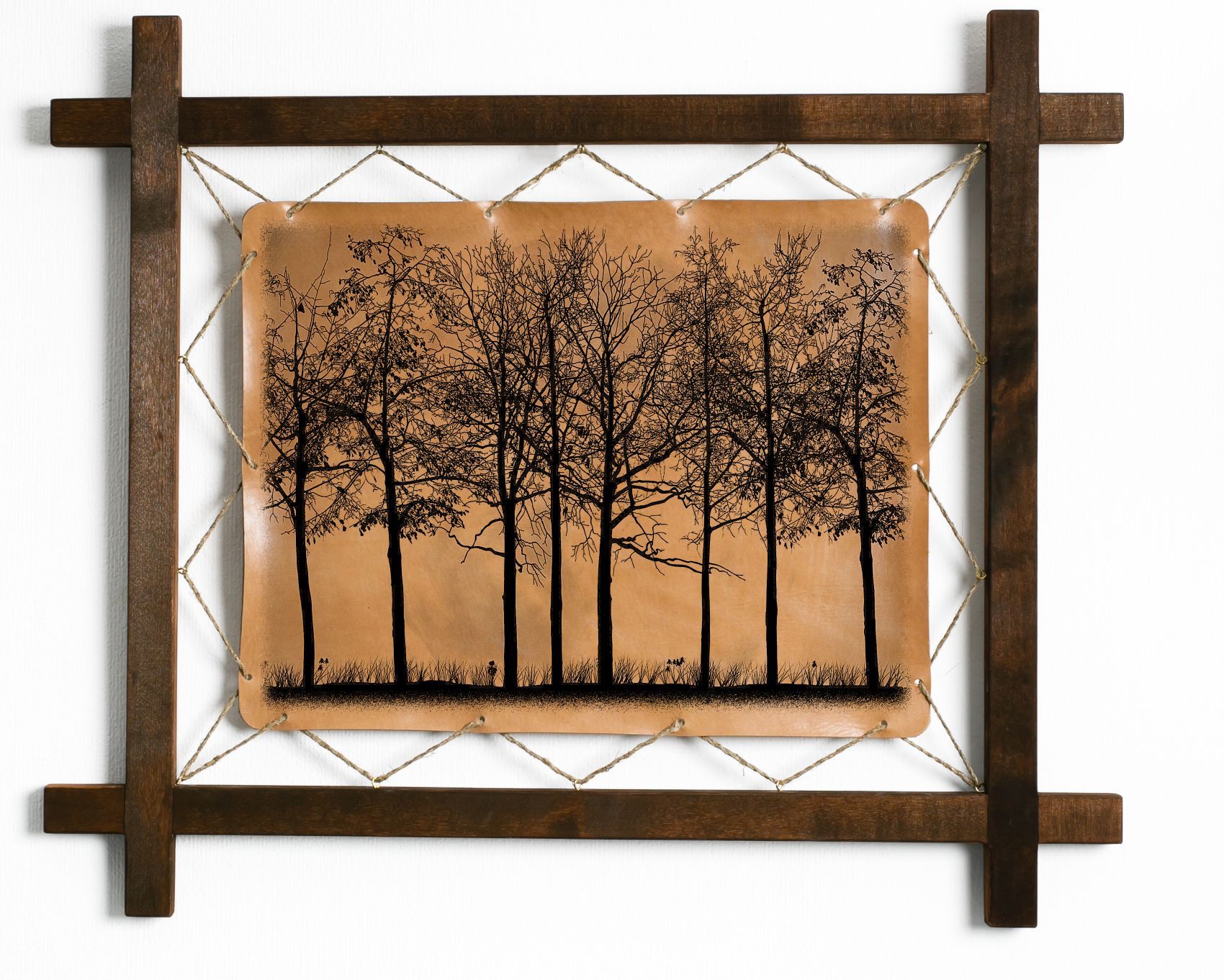 

Картина BoomGift "Деревья", натуральная кожа, 284