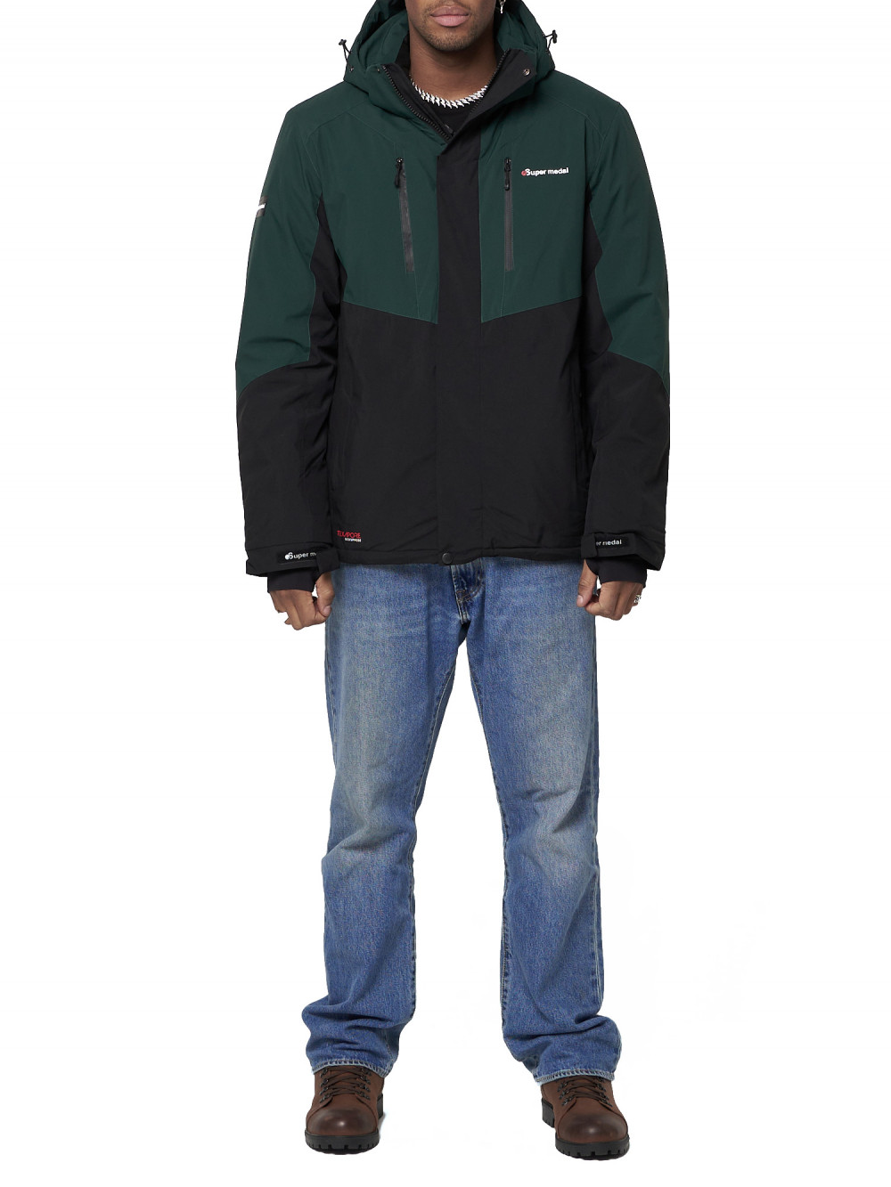 

Спортивная куртка мужская NoBrand AD88819 зеленая XXL, AD88819