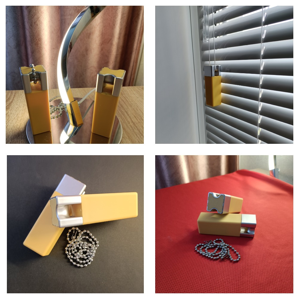 Утяжелитель - отвес декоративный RaiCity жёлтый дизайнерский грузик 2 шт