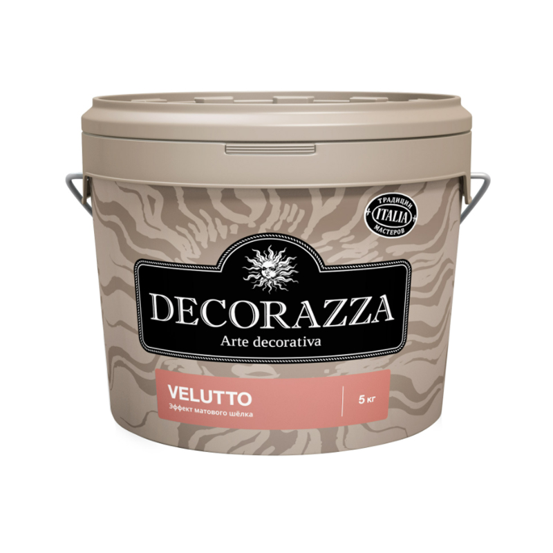 Краска Decorazza velluto бархат 5 кг DVT001-5