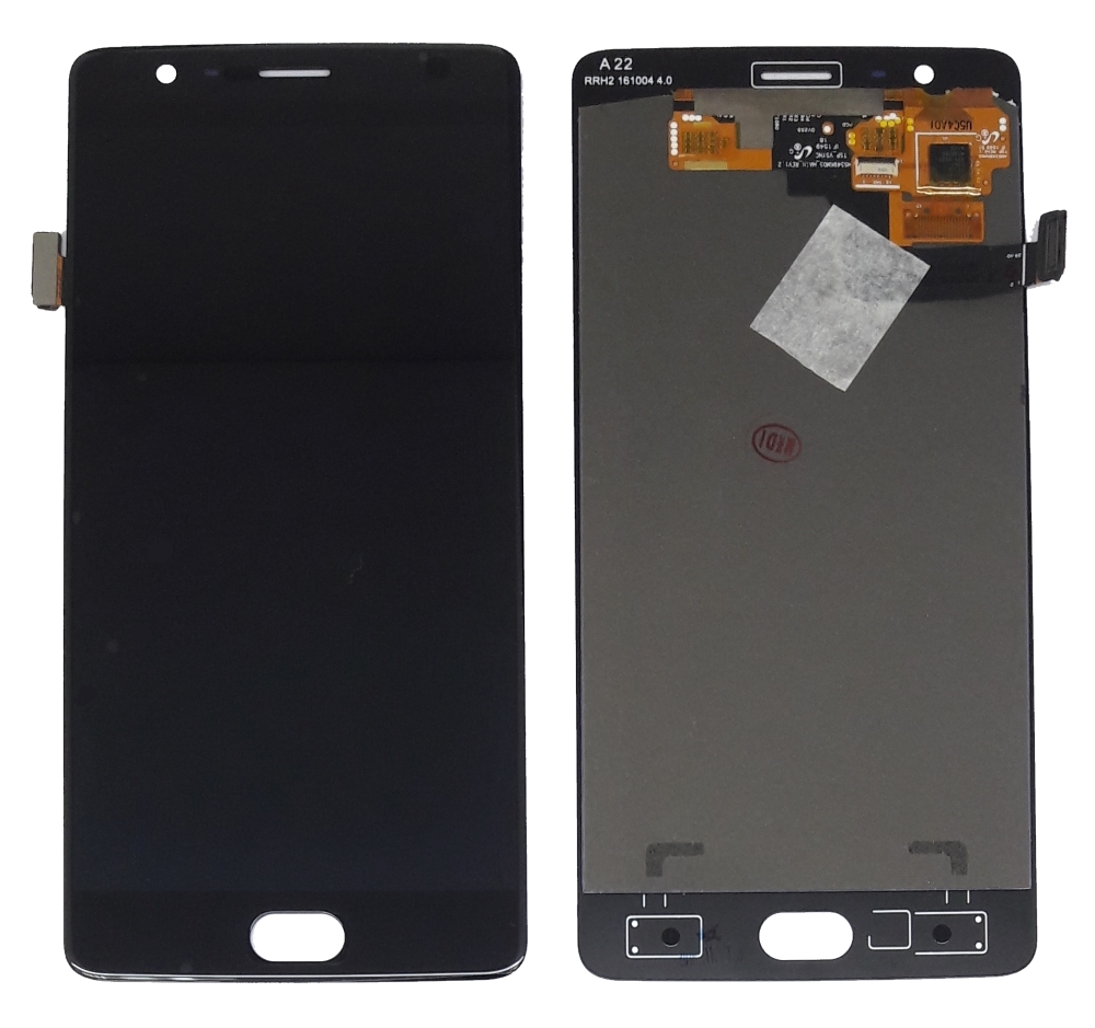 

Дисплей для OnePlus 3 Three OLED в сборе с тачскрином черный