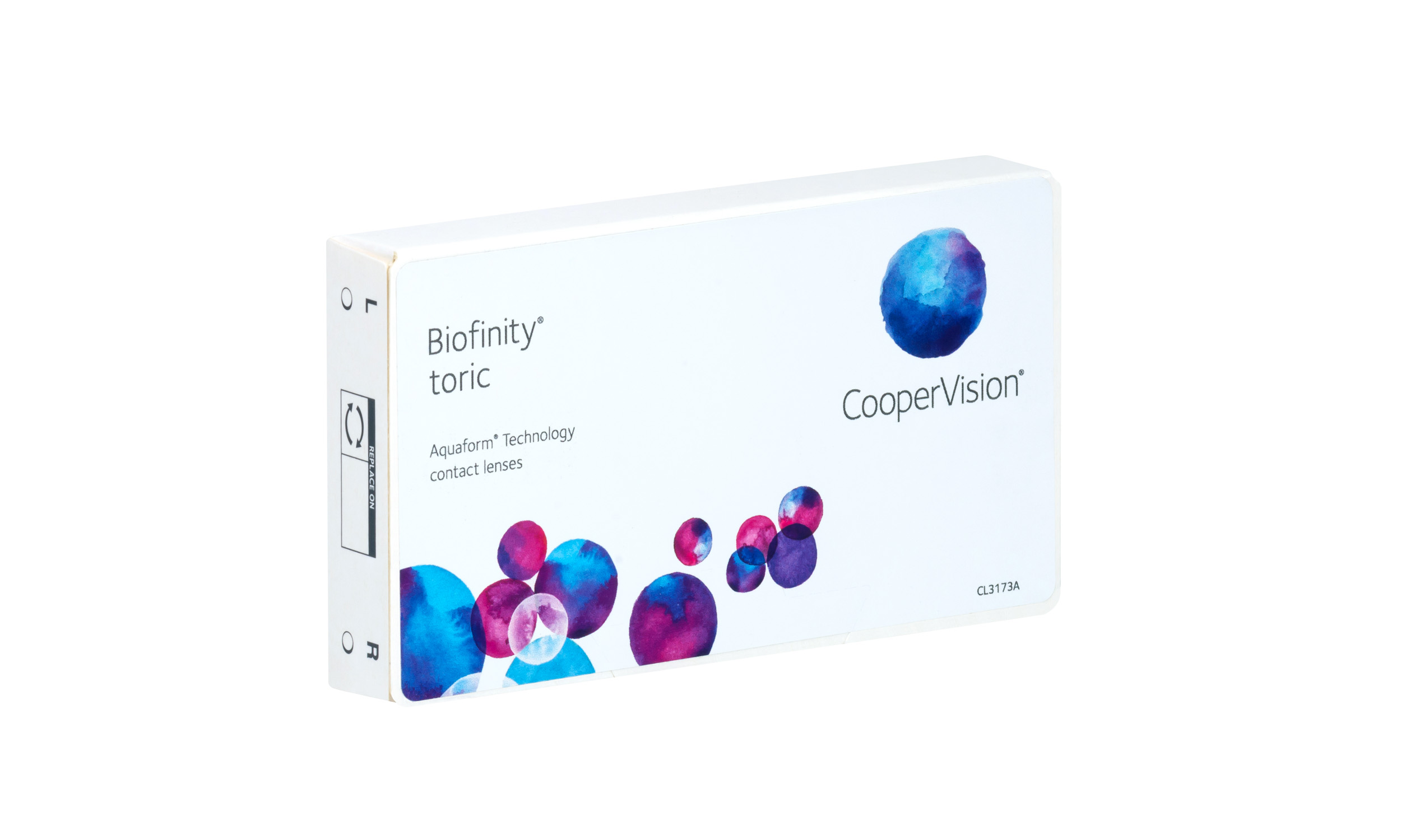 Линзы CooperVision Biofinity toric, 3 линзы, BC 8,7 SPH +8,00 CYL -2.25 AXIS 170