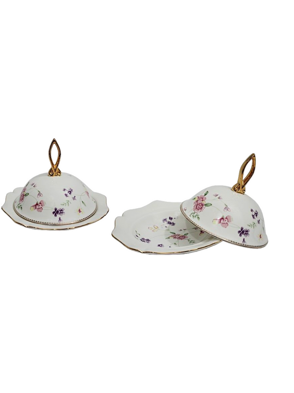 

Икорница с крышкой фарфор Lenardi Флоренс 16см 105-113, Белый