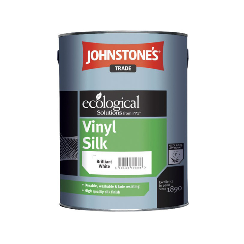 фото Краска johnstones vinil silk brilliant white 2,5 л