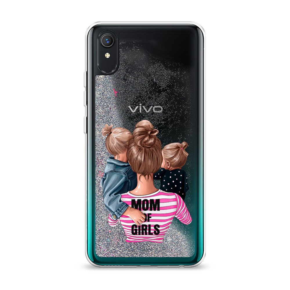 

Чехол Awog на Vivo Y91c/Y1s "Mom of Girls", Разноцветный, 263291-1