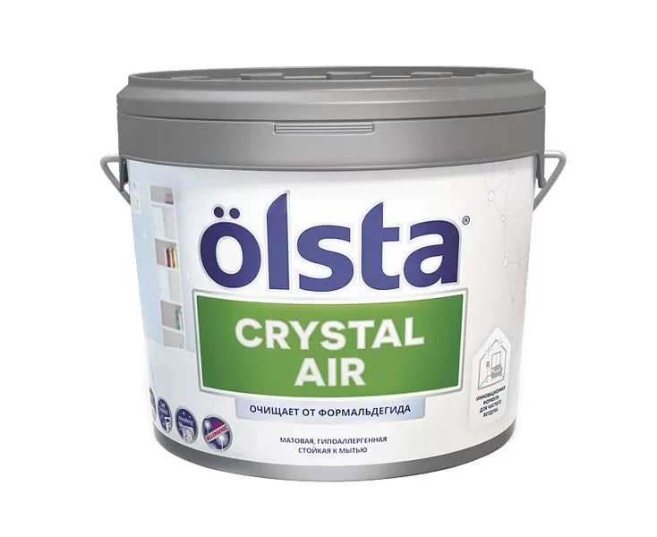 

Краска Olsta Crystal Air База А 2,7 л
