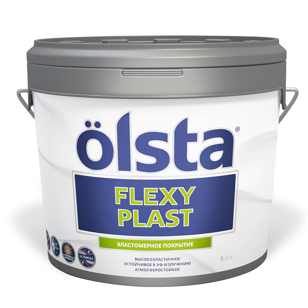 Краска Olsta flexy plast fp 001 14 кг