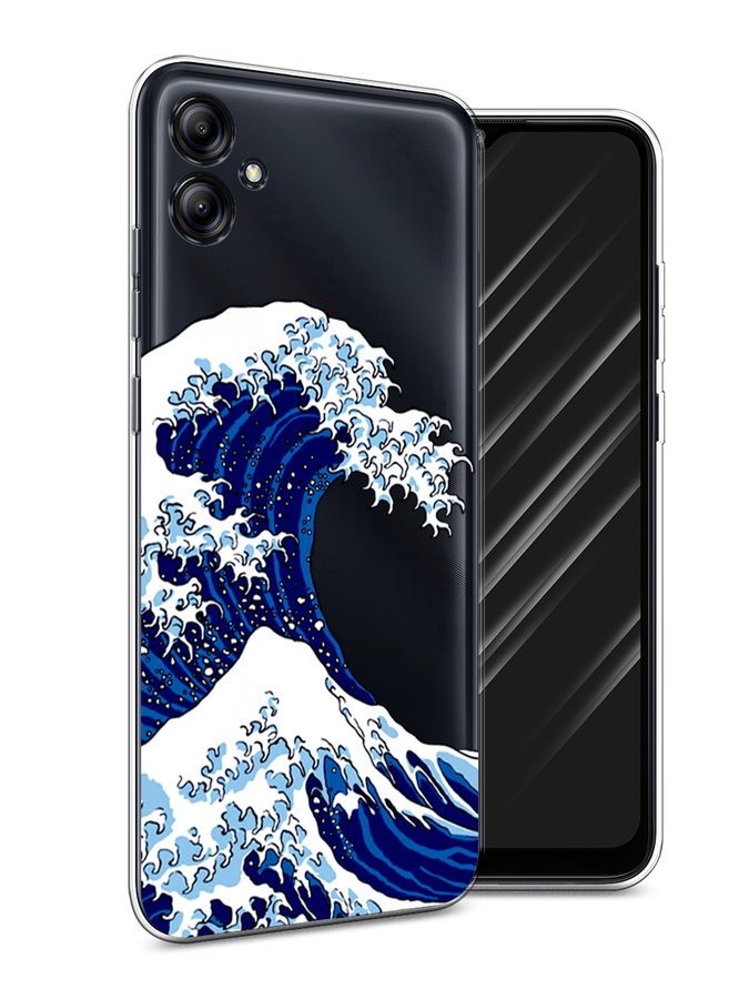 

Чехол Awog на Samsung Galaxy A04e "Волна в Канагаве", Синий;белый, 2107650-4