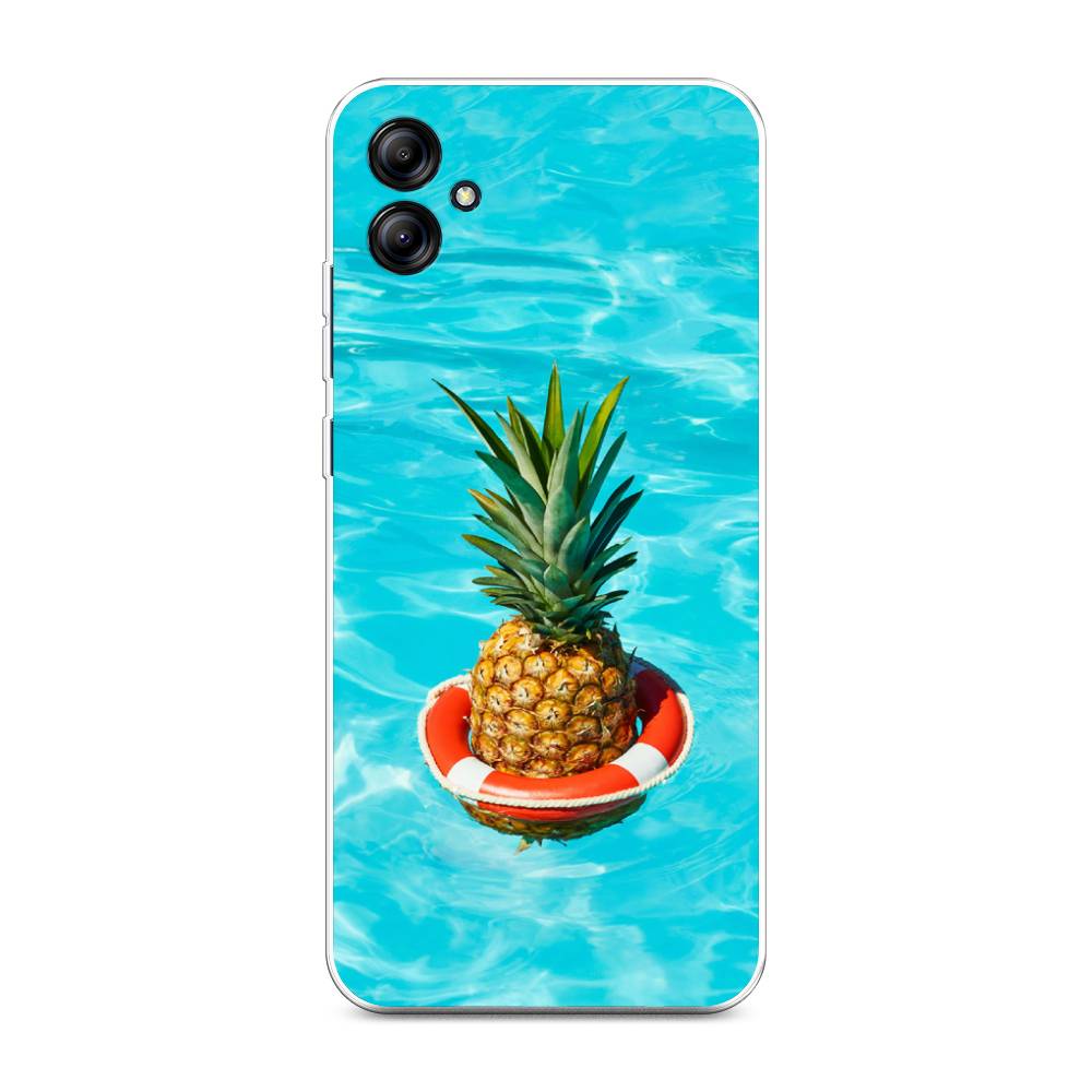 

Чехол Awog на Samsung Galaxy A04e "Ананас в бассейне", Голубой, 2107650-10