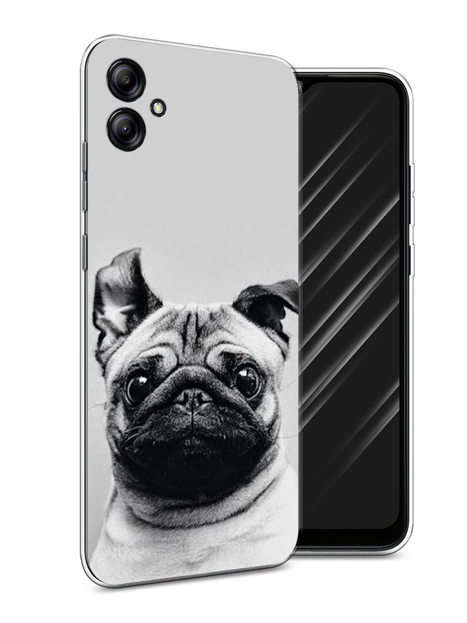 

Чехол Awog на Samsung Galaxy A04e "Ушастый мопс", Серый, 2107650-1