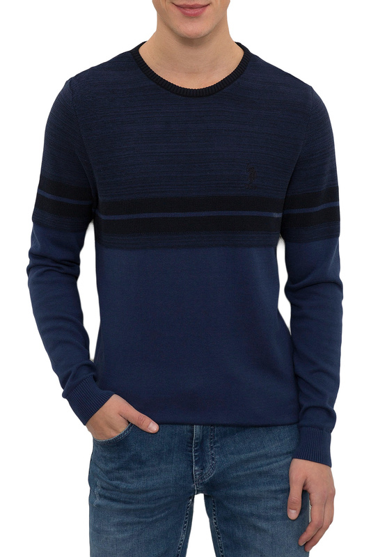 

Джемпер мужской G081GL0TK0Adnes U.S. POLO Assn. синий S, G081GL0TK0Adnes