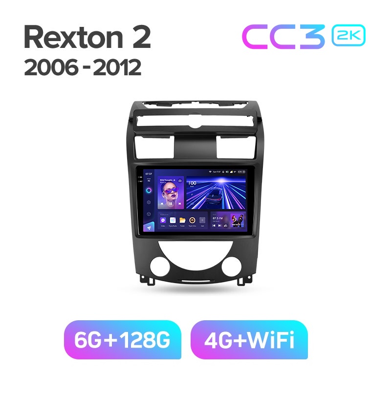 Магнитола TEYES SsangYong Rexton 2006-2012 г CC3 2K 6128ГБ 4289000₽